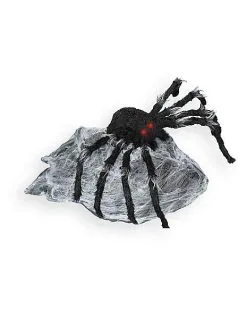 Spirit Halloween 21 Inch LED Black Jumping Spider Animatronic -Spirit Halloween Boutique 01116706 c