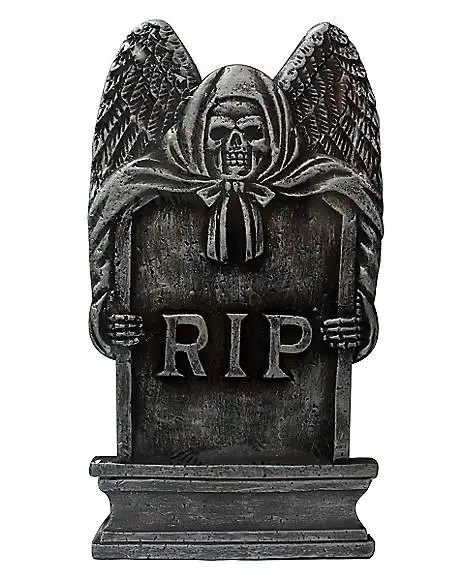 Spirit Halloween 16 Inch Bronze RIP Tombstone 3 Spirit Halloween 16 Inch Bronze RIP Tombstone