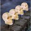 Spirit Halloween 7.5 Inch LED Strobing Skull Head Lawnstakes