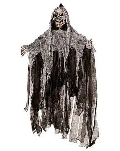 Spirit Halloween 3 Ft Hanging Skull Reaper - Decorations
