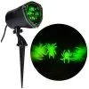 Spirit Halloween Whirl-A-Motion LED Green Spiders Projection Spot Light -Spirit Halloween Boutique 01306455 a