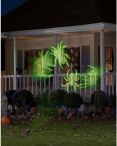 Spirit Halloween Whirl-A-Motion LED Green Spiders Projection Spot Light 7 Spirit Halloween Whirl-A-Motion LED Green Spiders Projection Spot Light - Image 5