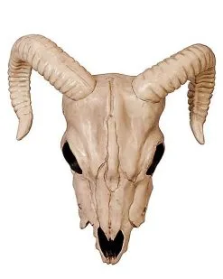 Spirit Halloween Ram Skull Decoration