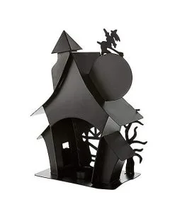 Spirit Halloween Haunted House Candle Holder -Spirit Halloween Boutique 01312958 d
