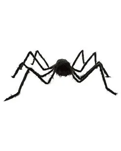 Spirit Halloween 5 Ft Black Spider -Spirit Halloween Boutique 01316066 d