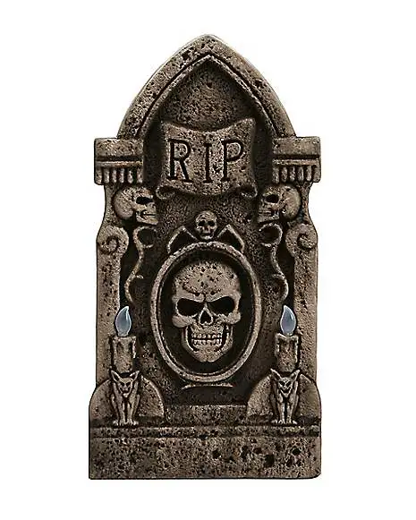 Spirit Halloween Light Up Skull Tombstone 3 Spirit Halloween Light Up Skull Tombstone