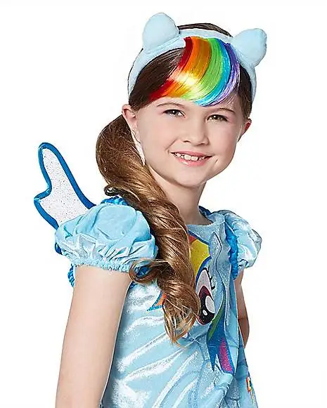 Spirit Halloween Rainbow Bangs Headband - My Little Pony 4 Spirit Halloween Rainbow Bangs Headband - My Little Pony - Image 2