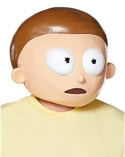 Spirit Halloween Morty Full Mask - Rick And Morty -Spirit Halloween Boutique 01376458 c