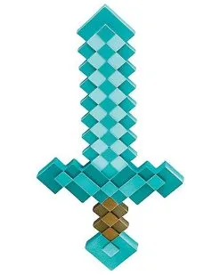 Spirit Halloween Diamond Minecraft Sword - Minecraft