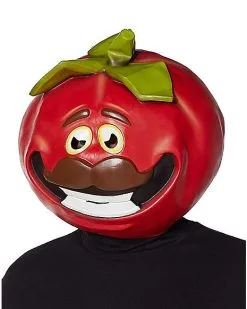 Spirit Halloween TomatoHead Full Mask Deluxe - Fortnite -Spirit Halloween Boutique 01443480 c