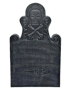 Spirit Halloween 30 Inch Billy Butcherson Tombstone - Hocus Pocus