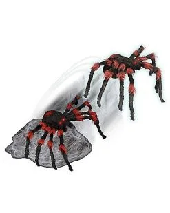 Spirit Halloween 21 Inch LED Black Jumping Spider Animatronic -Spirit Halloween Boutique 01463447 c