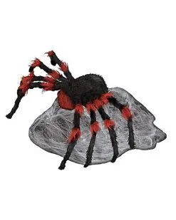 Spirit Halloween 21 Inch LED Red And Black Jumping Spider Animatronic -Spirit Halloween Boutique 01463447 e
