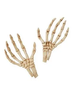 Spirit Halloween Skeleton Hands -Spirit Halloween Boutique 01475987 c