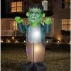 Spirit Halloween 8 Ft LED Frankenstein Inflatable Decoration -Spirit Halloween Boutique 01476167 a