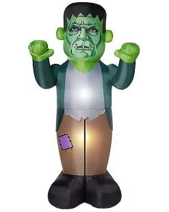 Spirit Halloween 8 Ft LED Frankenstein Inflatable Decoration -Spirit Halloween Boutique 01476167 d