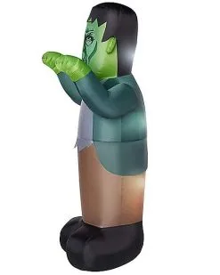 Spirit Halloween 8 Ft LED Frankenstein Inflatable Decoration -Spirit Halloween Boutique 01476167 e