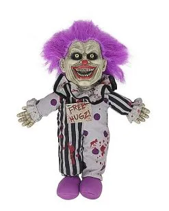 Spirit Halloween Free Hugz Clown Doll