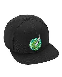 Spirit Halloween Black Morty Dad Hat - Rick And Morty