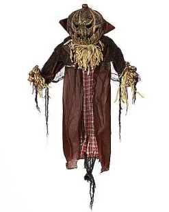 Spirit Halloween 4 Ft Light-Up Hanging Pumpkin Man
