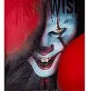 Spirit Halloween Pennywise Fleece Blanket - It -Spirit Halloween Boutique 01492321 a