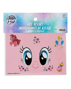 Spirit Halloween Pinkie Pie Face Decals - My Little Pony -Spirit Halloween Boutique 01497809 c