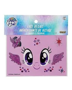 Spirit Halloween Twilight Sparkle Face Decals - My Little Pony -Spirit Halloween Boutique 01497817 c