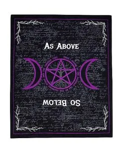 Spirit Halloween As Above So Below Fleece Blanket