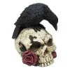 Spirit Halloween Gothic Noir Raven Skull Table Topper -Spirit Halloween Boutique 01502251 a