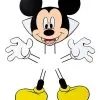 Spirit Halloween Mickey Mouse Pumpkin Push-In Decoration - Disney -Spirit Halloween Boutique 01513530 a