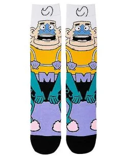 Spirit Halloween Mermaid Man Crew Socks - SpongeBob SquarePants