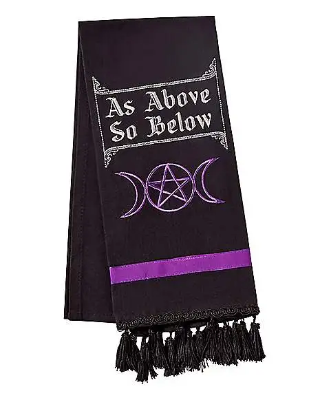 Spirit Halloween Multi-Pack As Above So Below Dish Towels - 2 Pack 4 Spirit Halloween Multi-Pack As Above So Below Dish Towels - 2 Pack - Image 2