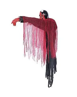 Spirit Halloween 4 Ft Light-Up Hanging Vintage Devil Decoration -Spirit Halloween Boutique 01546365 c