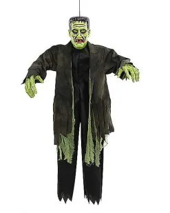 Spirit Halloween 4 Ft Light-Up Hanging Vintage Monster Decoration