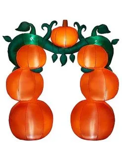 Spirit Halloween 9 Ft Light-Up Jack-O'-Lantern Archway Inflatable Decoration -Spirit Halloween Boutique 01547413 d