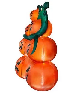 Spirit Halloween 9 Ft Light-Up Jack-O'-Lantern Archway Inflatable Decoration -Spirit Halloween Boutique 01547413 e