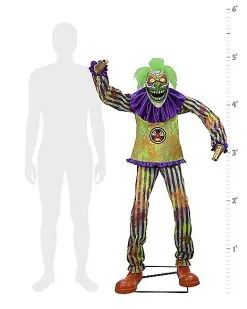 Spirit Halloween 6 Ft Nozzles The Clown Animatronic -Spirit Halloween Boutique 01563527 i