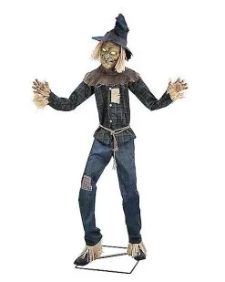 Spirit Halloween 6.6 Ft Strawman Animatronic -Spirit Halloween Boutique 01564269 c