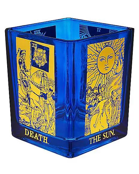 Spirit Halloween 4-Sided Tarot Card Candle Holder 3 Spirit Halloween 4-Sided Tarot Card Candle Holder