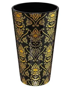 Spirit Halloween Gothic Noir Skull Glass Set 2 Pack - 16 Oz. -Spirit Halloween Boutique 01564442 d