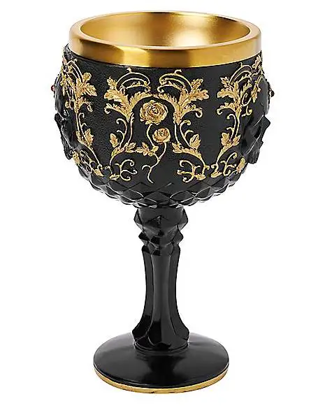 Spirit Halloween Gothic Noir Skull Goblet 5 Spirit Halloween Gothic Noir Skull Goblet - Image 3