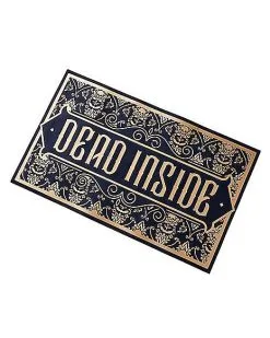 Spirit Halloween Dead Inside Doormat