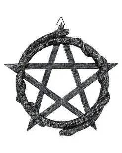 Spirit Halloween Mystical Arts Pentagram Snake Sign