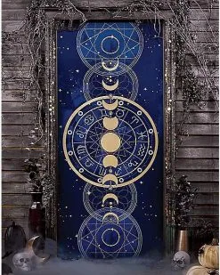 Spirit Halloween Moon Phases Door Cover