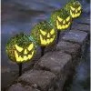 Spirit Halloween Light-Up LED Green Jack-O-Lantern Pathway Markers -Spirit Halloween Boutique 01573906 a