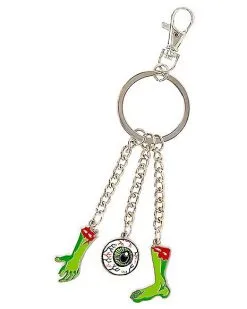 Spirit Halloween Body Part Charm Keychain