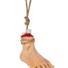 Spirit Halloween Hanging Severed Foot -Spirit Halloween Boutique 01588011 a