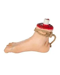 Spirit Halloween Hanging Severed Foot -Spirit Halloween Boutique 01588011 e