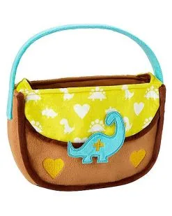 Spirit Halloween Min Plush Treat Basket - Dino Ranch