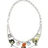 Spirit Halloween Powerpuff Girls Charm Chain Necklace -Spirit Halloween Boutique 01595040 a